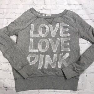 Pink | Victoria’s Secret Crew Neck Logo Sweatshirt